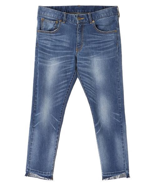 Editt by YECCA VECCA（エディットバイイェッカヴェッカ）の「裾カットオフデニムパンツ（その他パンツ・レディース・インディゴブルー/その他16・SMALL/MEDIUM）」の22枚目の写真