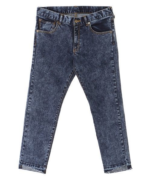 Editt by YECCA VECCA（エディットバイイェッカヴェッカ）の「裾カットオフデニムパンツ（その他パンツ・レディース・インディゴブルー/その他16・SMALL/MEDIUM）」の8枚目の写真