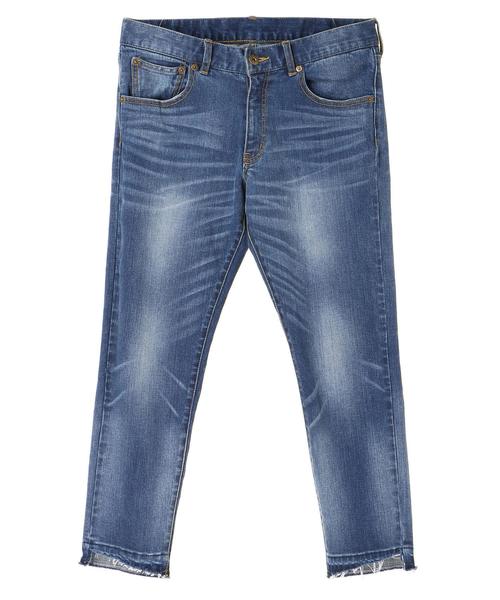 Editt by YECCA VECCA（エディットバイイェッカヴェッカ）の「裾カットオフデニムパンツ（その他パンツ・レディース・インディゴブルー/その他16・SMALL/MEDIUM）」の9枚目の写真