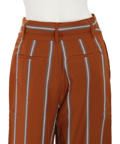 Ungrid(アングリッド)の「ハイウエストストライプパンツ(その他パンツ・レディース・ネイビー/キャメル・SMALL/MEDIUM)」の15枚目の写真