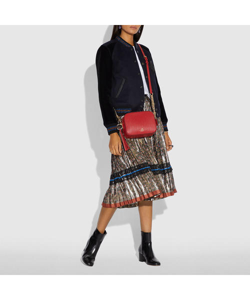 現行✨美品✨COACH　コーチ　カメラバッグ　キルティング　0735 COACH（コーチ）の「【コーチ】カメラ バッグ ウィズ