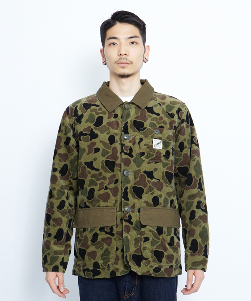 wax thm ウッドランドカモフラージュ カバーオール Lサイズ XLARGE（エクストララージ）の「HUNTING JACKET（カバーオール）」 - WEAR