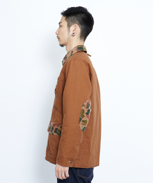 XLARGE(エクストララージ)の「HUNTING JACKET(カバーオール・メンズ・ブラウン/ベージュ/オリーブ/ダークグリーン・SMALL/MEDIUM/LARGE/X-LARGE)」の5枚目の写真