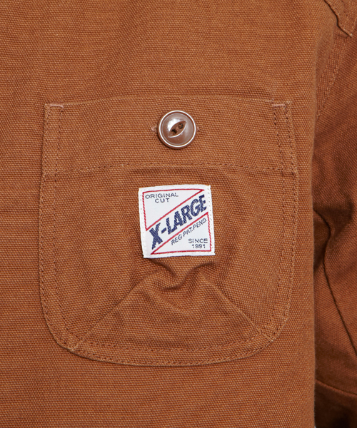 XLARGE(エクストララージ)の「HUNTING JACKET(カバーオール・メンズ・ブラウン/ベージュ/オリーブ/ダークグリーン・SMALL/MEDIUM/LARGE/X-LARGE)」の10枚目の写真