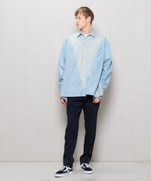 77circa ストライプオーバーサイズシャツ Free 77circa ストライプオーバーサイズシャツ Free