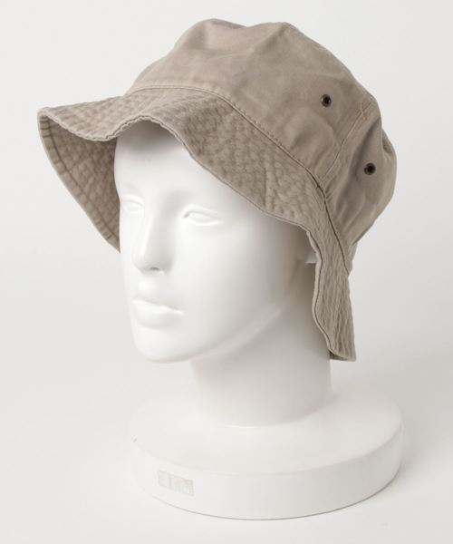 go slow caravan（ゴースローキャラバン）の「#glow of sunset/グローオブサンセット　NEW HATTAN　バケットハット（ハット・メンズ・ホワイト/ブラック/ネイビー/レッド/ピンク/ブルー/カモフラージュ/オートミール/ライトピンク・FREE）」の4枚目の写真