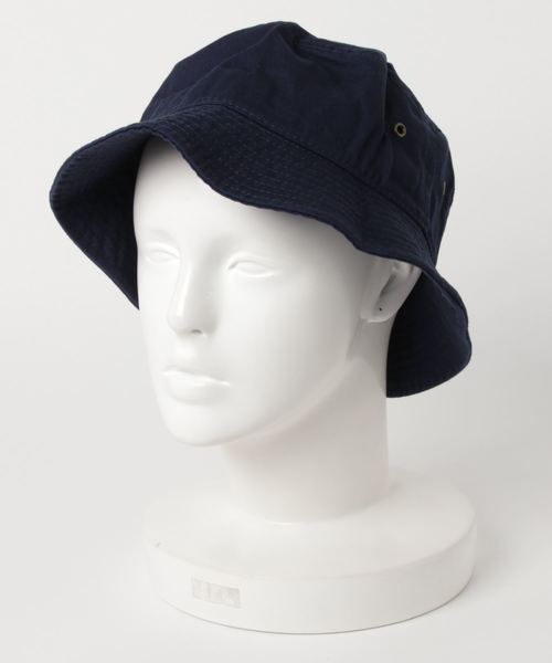 go slow caravan（ゴースローキャラバン）の「#glow of sunset/グローオブサンセット　NEW HATTAN　バケットハット（ハット・メンズ・ホワイト/ブラック/ネイビー/レッド/ピンク/ブルー/カモフラージュ/オートミール/ライトピンク・FREE）」の5枚目の写真