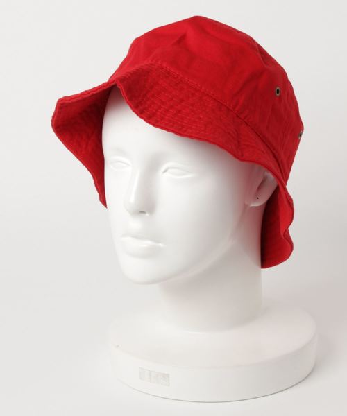 go slow caravan（ゴースローキャラバン）の「#glow of sunset/グローオブサンセット　NEW HATTAN　バケットハット（ハット・メンズ・ホワイト/ブラック/ネイビー/レッド/ピンク/ブルー/カモフラージュ/オートミール/ライトピンク・FREE）」の8枚目の写真