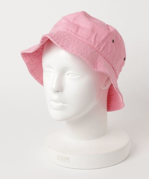 go slow caravan（ゴースローキャラバン）の「#glow of sunset/グローオブサンセット　NEW HATTAN　バケットハット（ハット・メンズ・ホワイト/ブラック/ネイビー/レッド/ピンク/ブルー/カモフラージュ/オートミール/ライトピンク・FREE）」の7枚目の写真