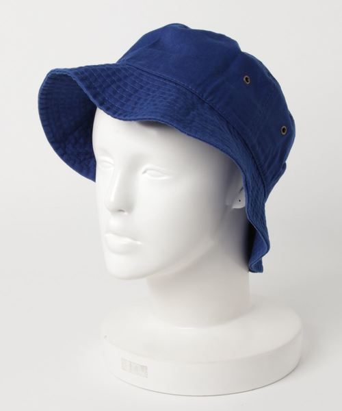 go slow caravan（ゴースローキャラバン）の「#glow of sunset/グローオブサンセット　NEW HATTAN　バケットハット（ハット・メンズ・ホワイト/ブラック/ネイビー/レッド/ピンク/ブルー/カモフラージュ/オートミール/ライトピンク・FREE）」の6枚目の写真