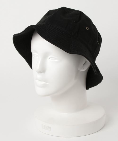 go slow caravan（ゴースローキャラバン）の「#glow of sunset/グローオブサンセット　NEW HATTAN　バケットハット（ハット・メンズ・ホワイト/ブラック/ネイビー/レッド/ピンク/ブルー/カモフラージュ/オートミール/ライトピンク・FREE）」の3枚目の写真