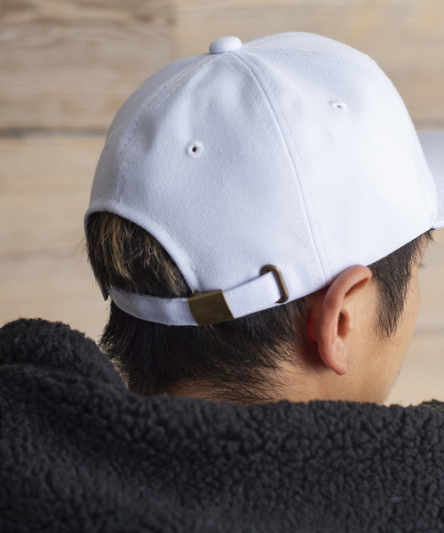 #Re:room（リルーム）の「ボックスロゴ フラットバイザー キャップ（キャップ・メンズ・ホワイト/ブラック/ベージュ/グレー・FREE）」の9枚目の写真