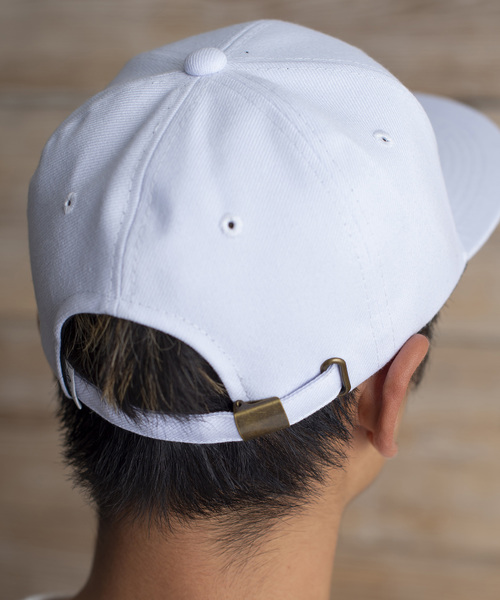 #Re:room（リルーム）の「ボックスロゴ フラットバイザー キャップ（キャップ・メンズ・ホワイト/ブラック/ベージュ/グレー・FREE）」の7枚目の写真