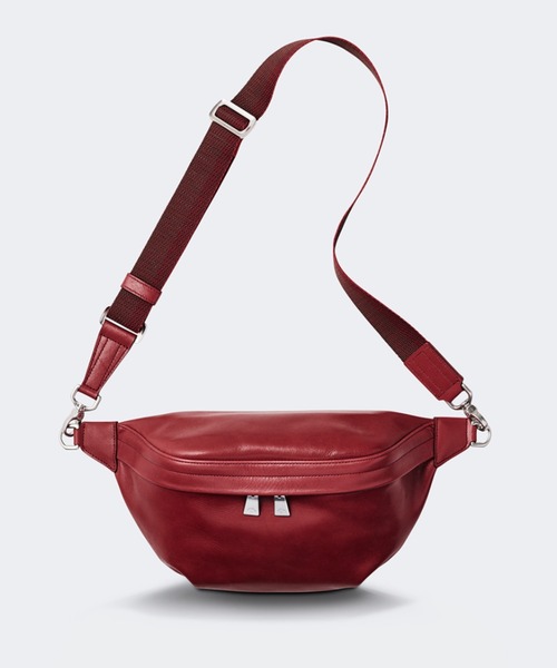 aniary（アニアリ）の「ボディバッグ（アンティークレザー）（ボディバッグ/ウエストポーチ・メンズ・ブラック/ダークブラウン/ダークブルー/キャメル/マルーン/ライトグレー/ブルー系その他/ダークオレンジ/ブラック×グレー/レッド系その他/ダークネイビー/ホワイト系その他・FREE）」の10枚目の写真