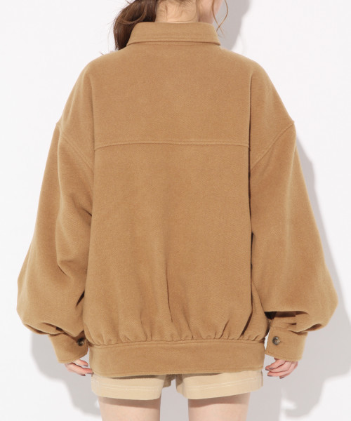 Heather（ヘザー）の「ナカワタエリツキコート　 821464（その他アウター・レディース・ベージュ/ホワイト/ブラック・FREE）」の6枚目の写真