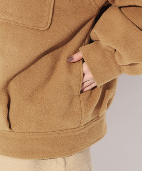 Heather（ヘザー）の「ナカワタエリツキコート　 821464（その他アウター・レディース・ベージュ/ホワイト/ブラック・FREE）」の10枚目の写真