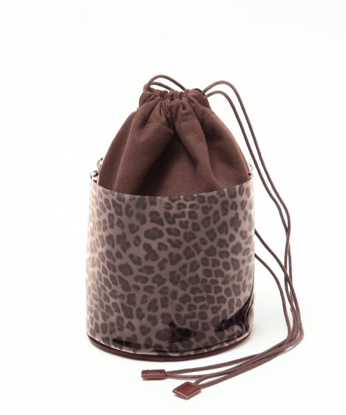 LOWRYS FARM（ローリーズファーム）の「ＰＶＣコンビキンチャク　822589（ハンドバッグ・レディース・ホワイト/ブラック/レオパード・FREE）」の7枚目の写真