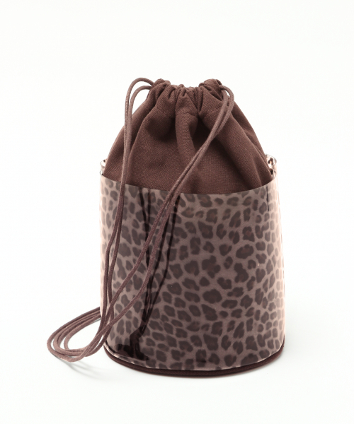 LOWRYS FARM（ローリーズファーム）の「ＰＶＣコンビキンチャク　822589（ハンドバッグ・レディース・ホワイト/ブラック/レオパード・FREE）」の6枚目の写真