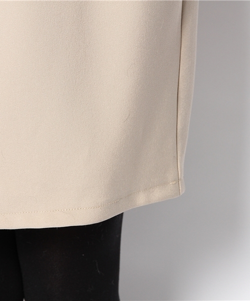 NANO universe(ナノユニバース)の「BR/バックル付ジャンスカ(ワンピース・レディース・オフホワイト/ブラック・FREE)」の9枚目の写真