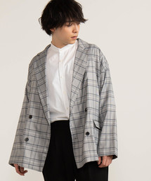 WEGO | WEGO/チェックダブルテーラードジャケット(テーラードジャケット)