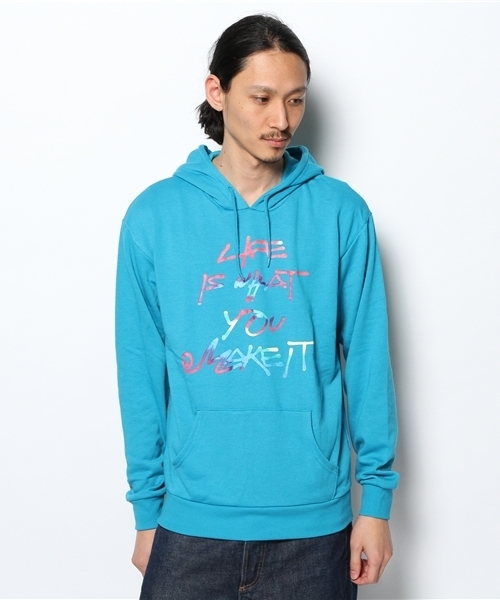 WEGO(ウィゴー)の「WEGO/レインボーロゴプルパーカー(パーカー・メンズ・ホワイト/ブルー/ネイビー/レッド・LARGE/MEDIUM)」の10枚目の写真