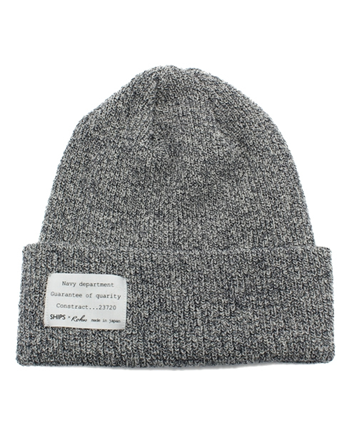 SHIPS for women（シップスフォーウィメン）の「メランジ ニット キャップ（ニットキャップ/ビーニー・レディース・グレー/レッド/ネイビー/ホワイト・ONE SIZE）」の3枚目の写真