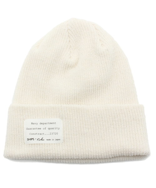 SHIPS for women（シップスフォーウィメン）の「メランジ ニット キャップ（ニットキャップ/ビーニー・レディース・グレー/レッド/ネイビー/ホワイト・ONE SIZE）」の2枚目の写真