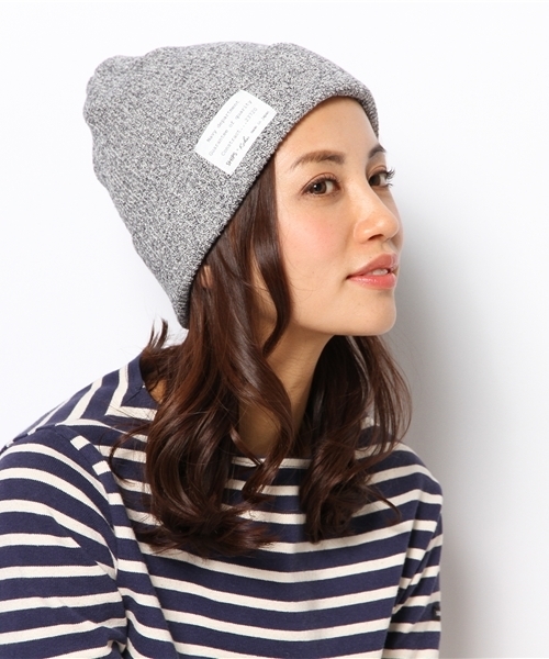 SHIPS for women（シップスフォーウィメン）の「メランジ ニット キャップ（ニットキャップ/ビーニー・レディース・グレー/レッド/ネイビー/ホワイト・ONE SIZE）」の5枚目の写真