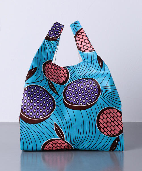 UNITED ARROWS（ユナイテッドアローズ）の「＜Kanga（カンガ）＞プリント ショッパー バッグ ◆（エコバッグ/サブバッグ・レディース・ロイヤルブルー/ネイビー/ホワイト/ブラウン/ピンク/イエロー/オレンジ/コバルトブルー/シャーベット・FREE）」の5枚目の写真