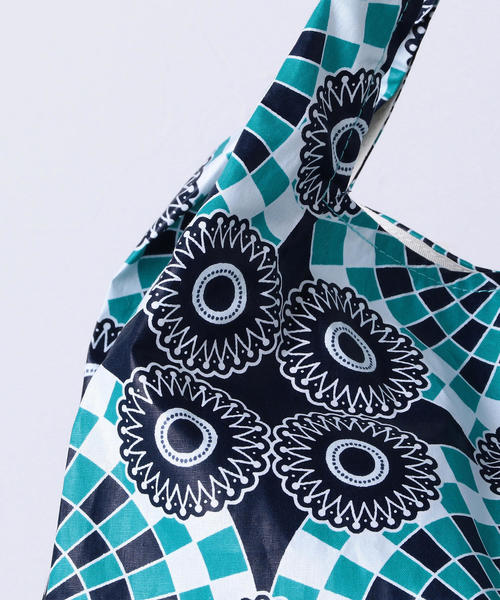 UNITED ARROWS（ユナイテッドアローズ）の「＜Kanga（カンガ）＞プリント ショッパー バッグ ◆（エコバッグ/サブバッグ・レディース・ロイヤルブルー/ネイビー/ホワイト/ブラウン/ピンク/イエロー/オレンジ/コバルトブルー/シャーベット・FREE）」の18枚目の写真