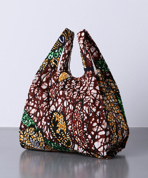 UNITED ARROWS（ユナイテッドアローズ）の「＜Kanga（カンガ）＞プリント ショッパー バッグ ◆（エコバッグ/サブバッグ・レディース・ロイヤルブルー/ネイビー/ホワイト/ブラウン/ピンク/イエロー/オレンジ/コバルトブルー/シャーベット・FREE）」の10枚目の写真