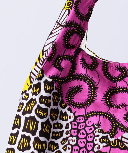 UNITED ARROWS（ユナイテッドアローズ）の「＜Kanga（カンガ）＞プリント ショッパー バッグ ◆（エコバッグ/サブバッグ・レディース・ロイヤルブルー/ネイビー/ホワイト/ブラウン/ピンク/イエロー/オレンジ/コバルトブルー/シャーベット・FREE）」の13枚目の写真