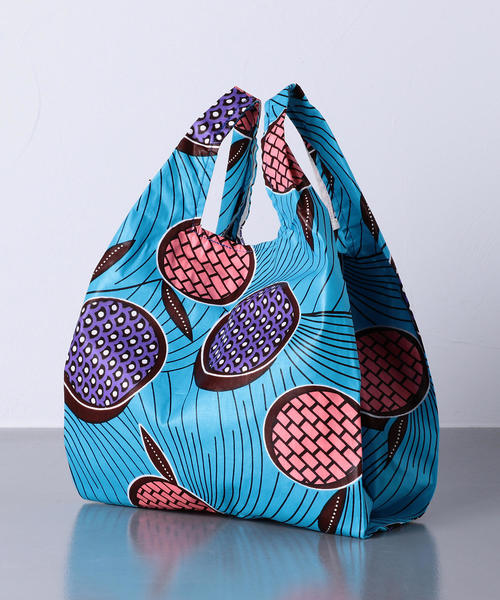 UNITED ARROWS（ユナイテッドアローズ）の「＜Kanga（カンガ）＞プリント ショッパー バッグ ◆（エコバッグ/サブバッグ・レディース・ロイヤルブルー/ネイビー/ホワイト/ブラウン/ピンク/イエロー/オレンジ/コバルトブルー/シャーベット・FREE）」の22枚目の写真