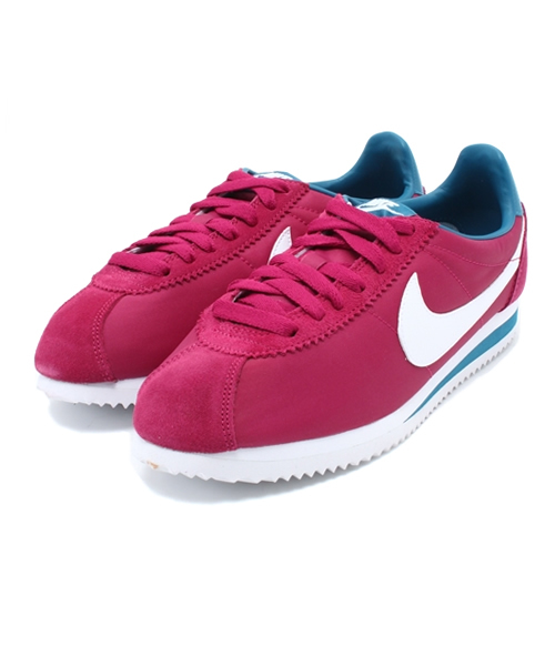 NANO universe（ナノユニバース）の「NIKE/WMNS CLASSIC CORTEZ  NYLON（スニーカー・レディース・ライトグリーン/ピンク系その他・23/25/24）」の2枚目の写真