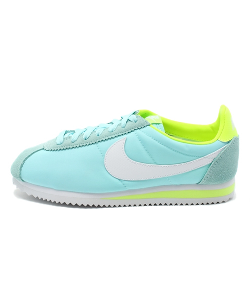 NANO universe（ナノユニバース）の「NIKE/WMNS CLASSIC CORTEZ  NYLON（スニーカー・レディース・ライトグリーン/ピンク系その他・23/25/24）」の3枚目の写真