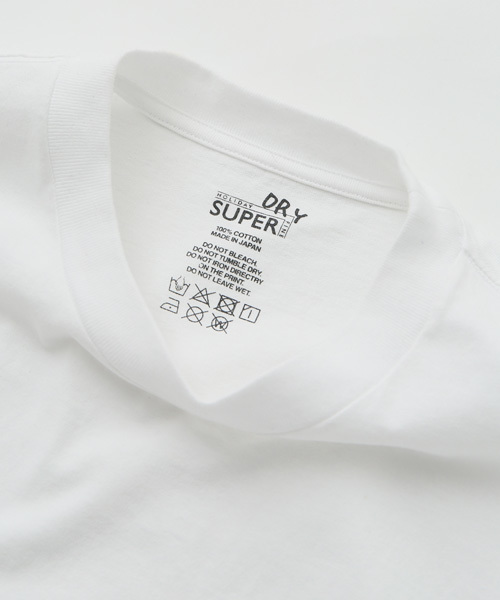HOLIDAY（ホリデイ）の「SUPER FINE DRY L/S T-SHIRT (TAPE) スーパーファインドライロングスリーブTシャツ (テープ)（Tシャツ/カットソー・レディース・ホワイト/ブラック・ONE SIZE）」の10枚目の写真