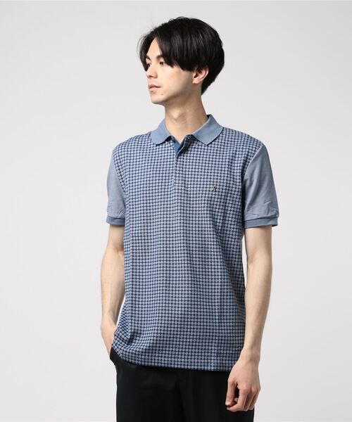 Gabicci(ガビッチ)の「レトロドットポロシャツ(ポロシャツ・メンズ・ピンク/イエロー/ブルー・LARGE/MEDIUM/SMALL)」の2枚目の写真