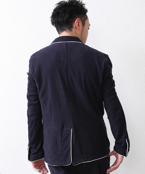 coen(コーエン)の「【MBC】マリンパイルジャケット(テーラードジャケット・メンズ・ネイビー・MEDIUM/SMALL/LARGE/X-LARGE/X-SMALL)」の3枚目の写真