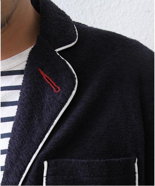 coen(コーエン)の「【MBC】マリンパイルジャケット(テーラードジャケット・メンズ・ネイビー・MEDIUM/SMALL/LARGE/X-LARGE/X-SMALL)」の9枚目の写真