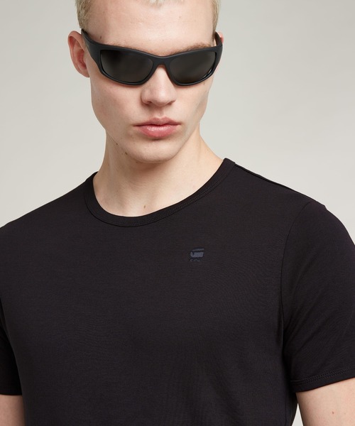 G-STAR（ジースター）の「BASIC T-SHIRT 2-PACK/ワンポイントロゴTシャツ/2枚組（Tシャツ/カットソー・メンズ・ヘザーグレー/ホワイト/ブラック/ダークブルー・X-SMALL/SMALL/LARGE/MEDIUM/XX-LARGE/X-LARGE）」の14枚目の写真