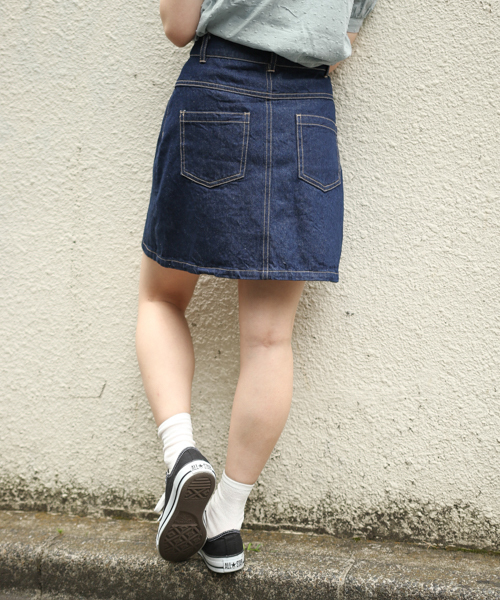 apres jour（アプレジュール）の「ベーシック台形スカート【ZOZOTOWN限定アイテム】19SS（スカート・レディース・ブラック/オフホワイト/インディゴブルー・X-LARGE/SMALL/MEDIUM/LARGE）」の19枚目の写真