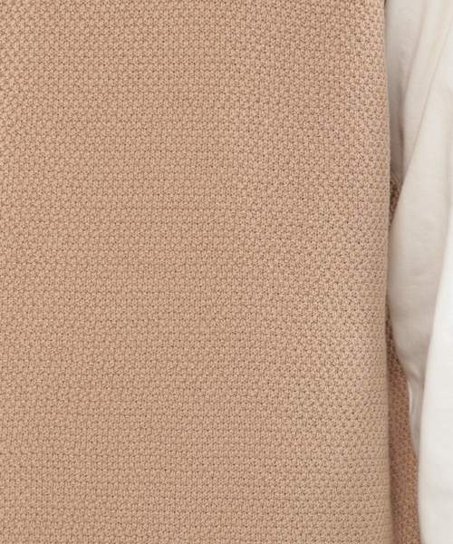 LAKOLE（ラコレ）の「強撚ニットベスト / LAKOLE（ベスト・メンズ・ブラック/ベージュ/ブラウン・MEDIUM/LARGE）」の12枚目の写真