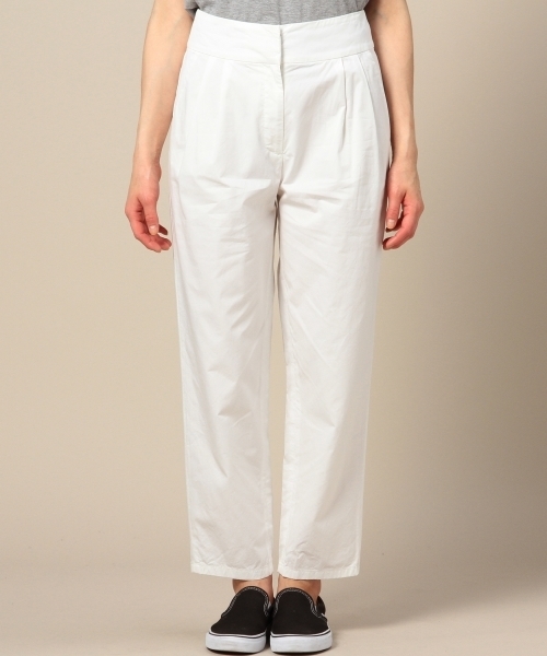 BEAUTY&YOUTH UNITED ARROWS（ビューティーアンドユースユナイテッドアローズ）の「BYBC コットンツイルタックテーパードパンツ　◆（その他パンツ・レディース・ホワイト/ベージュ・SMALL/MEDIUM）」の11枚目の写真