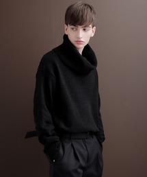 EMMA CLOTHES | マッドモール オーバーサイズタートルネックニット(ニット/セーター)