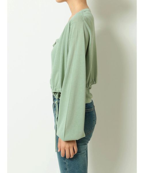 dazzlin（ダズリン）の「ギャザーニットアンサンブル（ニット/セーター・レディース・ブラック/ベージュ/ミント/モカ/オフホワイト・FREE）」の15枚目の写真