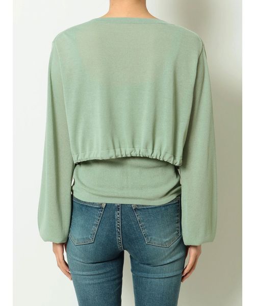 dazzlin（ダズリン）の「ギャザーニットアンサンブル（ニット/セーター・レディース・ブラック/ベージュ/ミント/モカ/オフホワイト・FREE）」の16枚目の写真