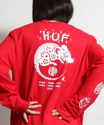 HUF/ハフ YEAR OF THE RAT L/S TEE プリントロンT