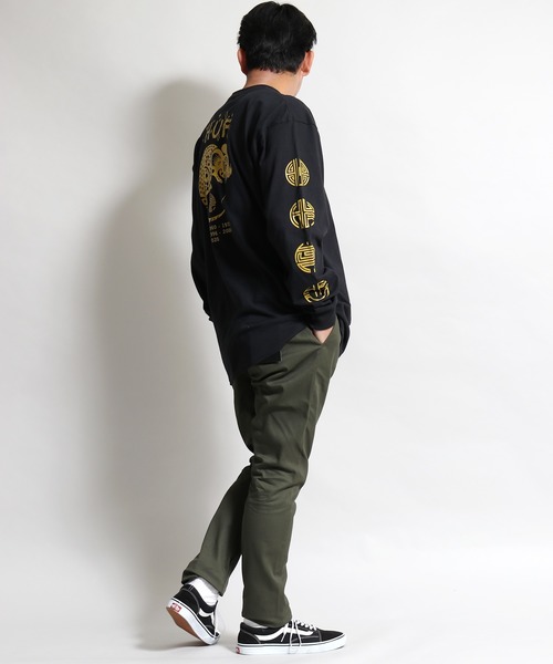 HUF（ハフ）の「HUF/ハフ YEAR OF THE RAT L/S TEE　プリントロンT（Tシャツ/カットソー・メンズ・ブラック/レッド・M/L/XL）」の7枚目の写真