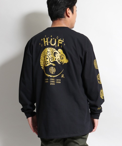 HUF（ハフ）の「HUF/ハフ YEAR OF THE RAT L/S TEE　プリントロンT（Tシャツ/カットソー・メンズ・ブラック/レッド・M/L/XL）」の15枚目の写真
