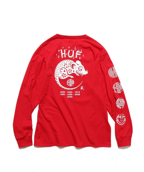 HUF（ハフ）の「HUF/ハフ YEAR OF THE RAT L/S TEE　プリントロンT（Tシャツ/カットソー・メンズ・ブラック/レッド・M/L/XL）」の19枚目の写真